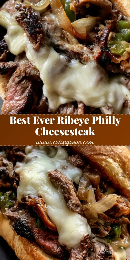Philly Cheesesteak Recipe: The Ultimate Guide to Authentic Flavor 4 A close-up of an authentic Philly Cheesesteak sandwich with overflowing seared ribeye and melted provolone on a toasted roll. (Philly Cheesesteak Recipe)