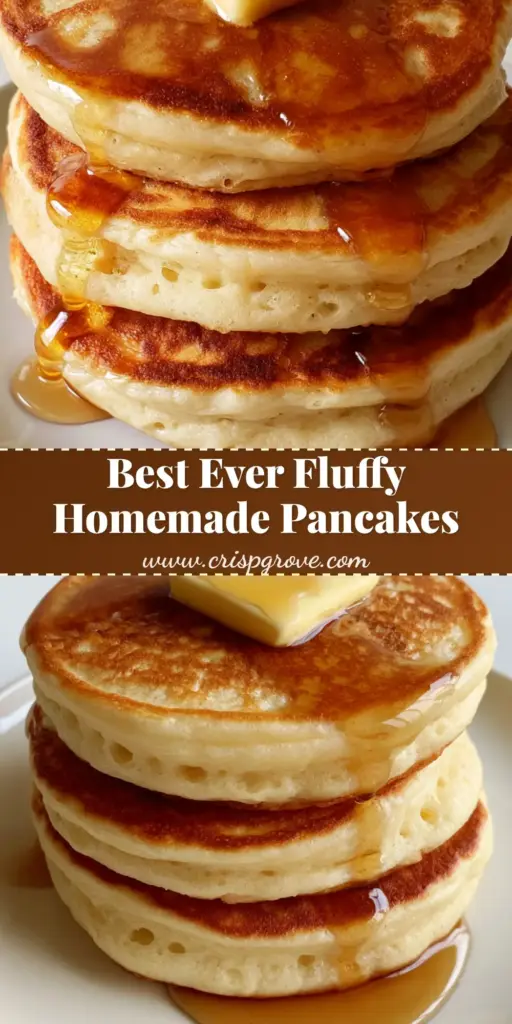 Old Fashioned Pancake Recipe: The Secret to Thick and Fluffy Stacks 4 A stack of three thick, fluffy, golden-brown pancakes on a white plate with melting butter and amber maple syrup. (Old Fashioned Pancake Recipe)